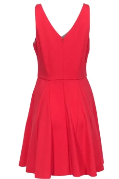 ABS by Allen Schwartz - Coral Sleeveless Fit & Flare Dress Sz L