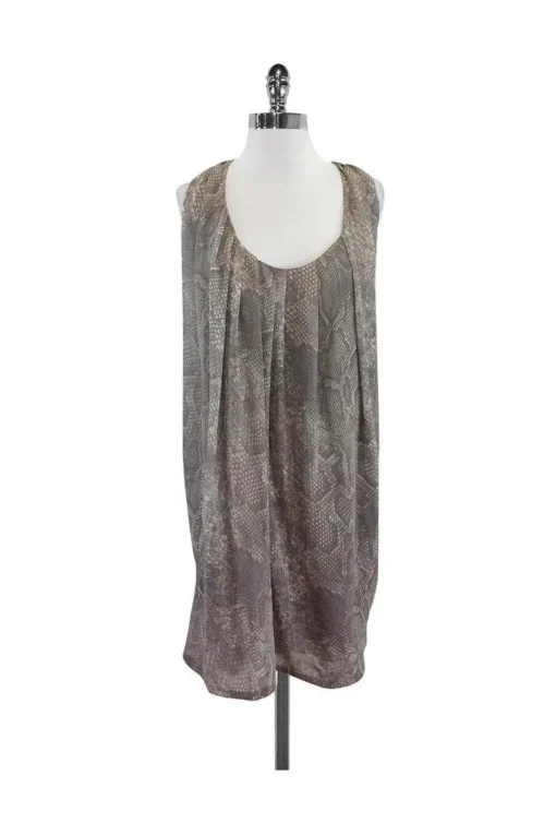 Acne - Grey Snake Print Dress Sz 8