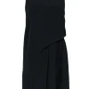 Acne Studios - Black Gathered Side Dress w/ Back Cutout Sz 4