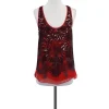 ADAM by Adam Lippes - Red Print Silk Tank Sz 2