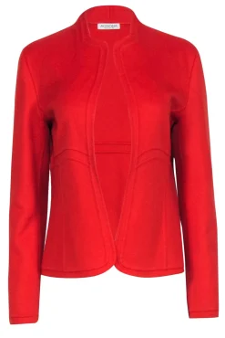 Agnona - Orange Open Front Jacket Sz 8