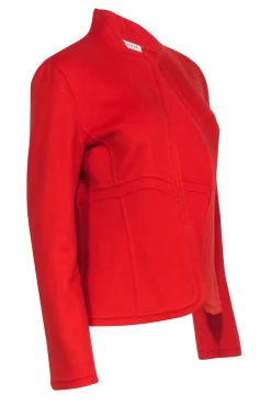 Agnona - Orange Open Front Jacket Sz 8