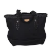 Aimee Kestenberg - Black Canvas Stud Detail Tote Bag