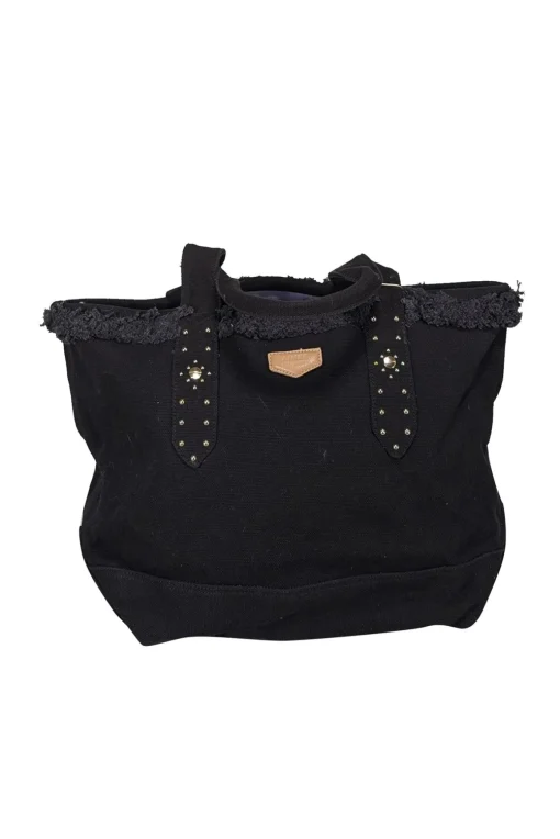 Aimee Kestenberg - Black Canvas Stud Detail Tote Bag