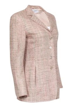 Akris - Beige & Blush Tweed Blazer Sz 6