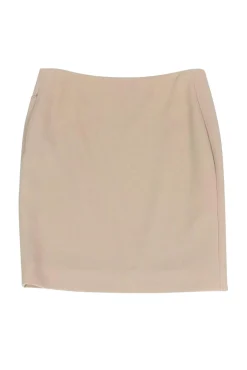 Akris - Nude Textured Pencil Skirt Sz 12