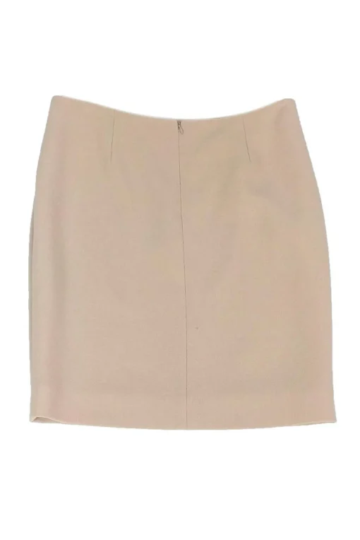 Akris - Nude Textured Pencil Skirt Sz 12