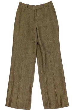 Akris - Tan Linen Trousers Sz 6