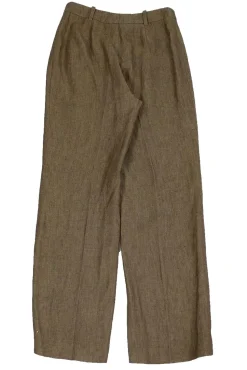 Akris - Tan Linen Trousers Sz 6