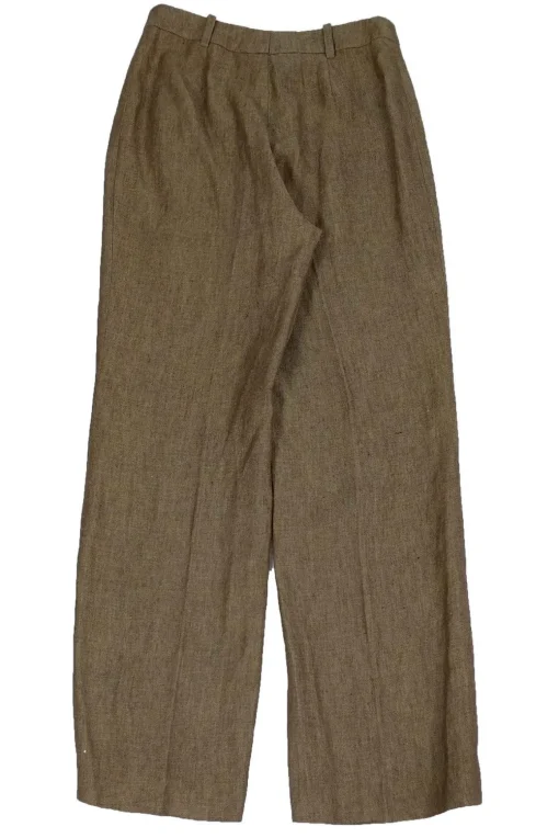 Akris - Tan Linen Trousers Sz 6