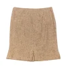 Akris Punto - Beige Wool Blend A-Line Skirt Sz 12