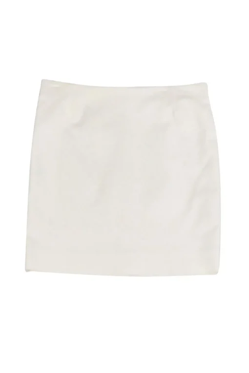 Akris Punto - Cream Pencil Skirt Sz 10