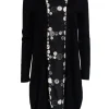 Akris Punto - Faux Cardigan Look Dress w/ Button Print Sz 8