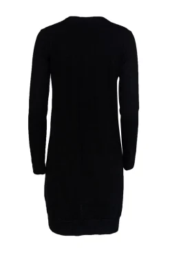 Akris Punto - Faux Cardigan Look Dress w/ Button Print Sz 8