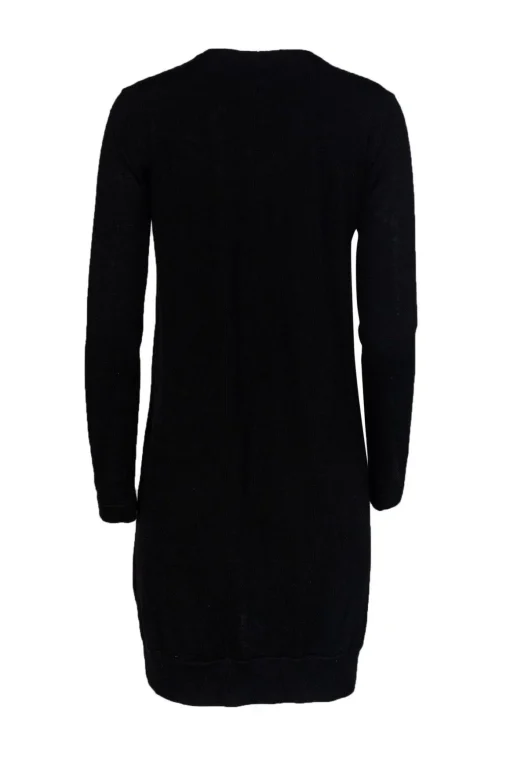 Akris Punto - Faux Cardigan Look Dress w/ Button Print Sz 8