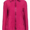 Akris Punto - Hot Pink Linen Zip-Up Jacket Sz S