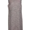 Akris Punto - Pink Multicolor Tweed Mock Neck Dress Sz 14