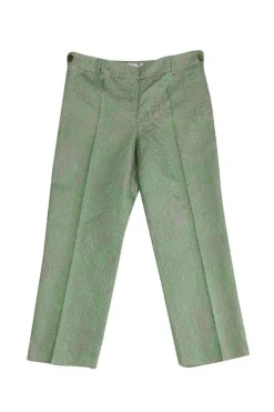 Alberto Makali - Green Embroidered Pants Sz 10