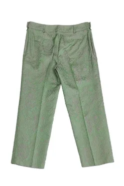 Alberto Makali - Green Embroidered Pants Sz 10