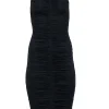 A.L.C. - Black Ruched Sleeveless Bodycon Dress Sz XS