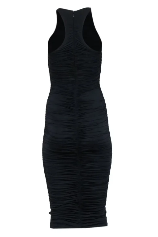 A.L.C. - Black Ruched Sleeveless Bodycon Dress Sz XS