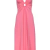 A.L.C. - Coral Ruched Bust V Strap Dress Sz XS