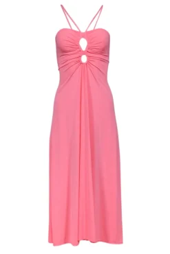A.L.C. - Coral Ruched Bust V Strap Dress Sz XS