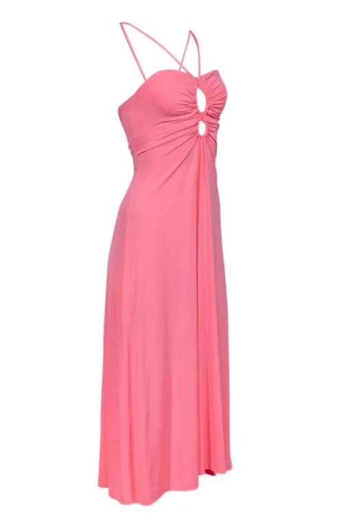 A.L.C. - Coral Ruched Bust V Strap Dress Sz XS