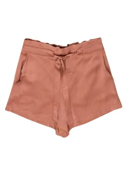 A.L.C. - Dusty Rose Paperbag Shorts w/ Waist Tie Sz 0