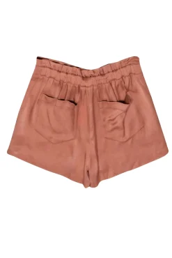 A.L.C. - Dusty Rose Paperbag Shorts w/ Waist Tie Sz 0