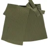 A.L.C. - Green Pleated Wrap Skirt Sz 0