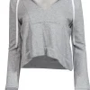 A.L.C. - Grey Cropped Hoodie Sz XS
