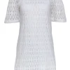 A.L.C. - Ivory Crochet Lace Off The Shoulder Dress Sz 2