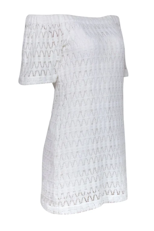 A.L.C. - Ivory Crochet Lace Off The Shoulder Dress Sz 2