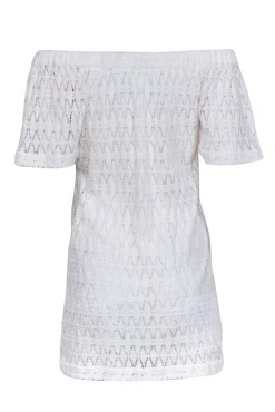 A.L.C. - Ivory Crochet Lace Off The Shoulder Dress Sz 2
