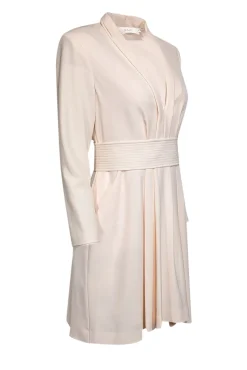 A.L.C. - Light Pink Long Sleeve w/ Waist Tie Mini Dress Sz 8