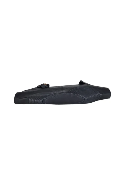 Alexander McQueen - Black Leather Manta Clutch Bag