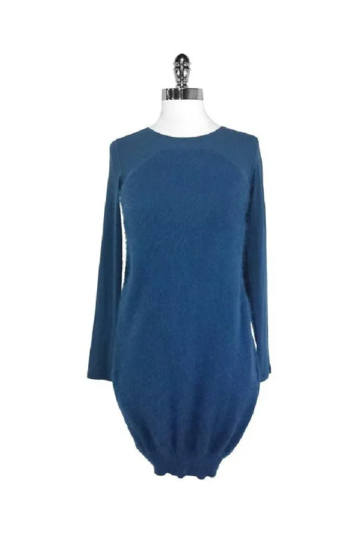 Alexander McQueen - Blue Bubble Back Mini Dress Sz XS
