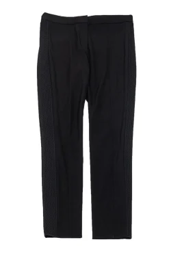Alexander Wang - Black Skinny Trousers w/ Knit Side Panel Sz 6