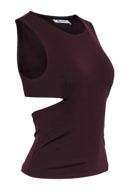 Alexander Wang - Maroon Cutout Tank Top Sz S