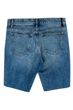 Alexander Wang - Medium Wash Cutoff Denim Bermuda Shorts Sz 26