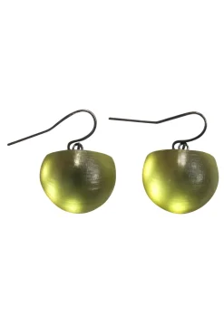Alexis Bittar - Green Lucite Half Sphere Dangle Earrings