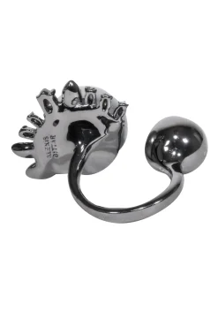 Alexis Bittar - Gunmetal Grey Dual Ring w/ Bling Trim