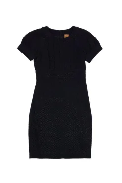 Ali Ro - Black Textured Geo Print Dress Sz 0