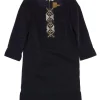 Ali Ro - Metallic Black Sequin Detail Dress Sz 0