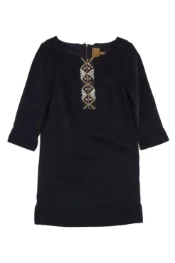 Ali Ro - Metallic Black Sequin Detail Dress Sz 0