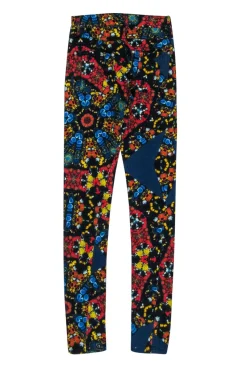 Alice & Olivia - Black w/ Multicolor Jewel Print Skinny Jeans Sz 0