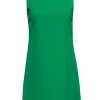 Alice & Olivia - Emerald Sheath Dress w/ Exposed Back Zipper Sz 2