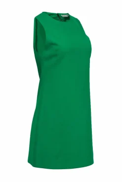 Alice & Olivia - Emerald Sheath Dress w/ Exposed Back Zipper Sz 2