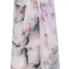 Alice & Olivia - Ivory & Multi Water Color Print Strapless Silk Dress Sz 2